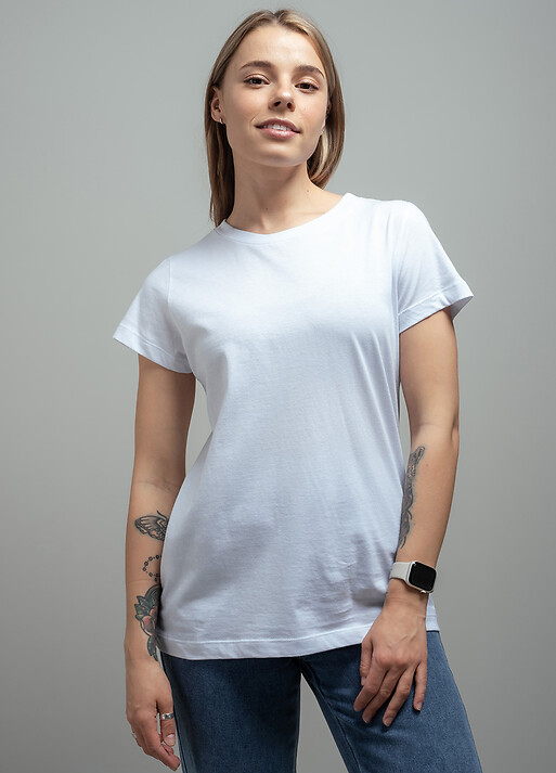 Белая базовая футболка (103234) фото 1