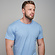 Голубая базовая футболка (103215) фото 1