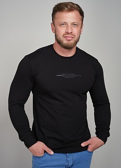 Світшот чоловічий чорний
