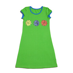 Ночная рубашка детская зеленого цвета