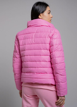 Куртка женская деми розовая