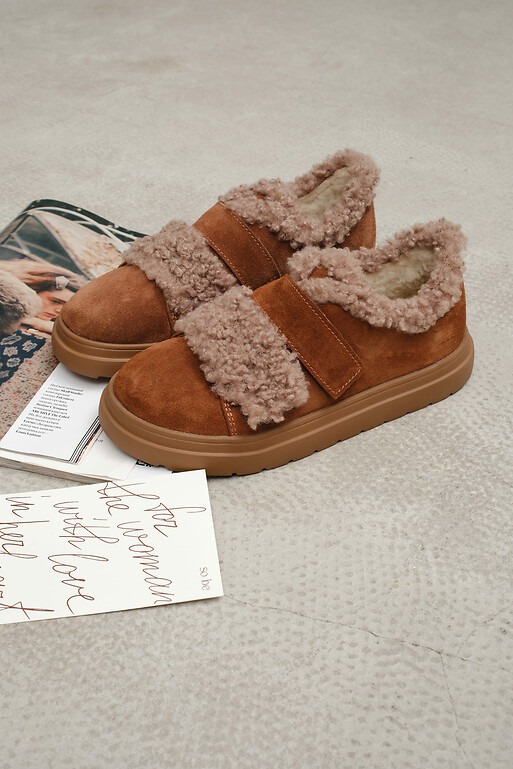 Кеди жіночі Paradize K-3103 руді натуральна замша