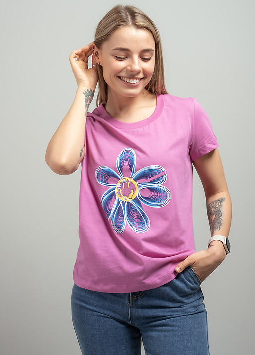 Жіноча футболка з принтом (103277) фото 1