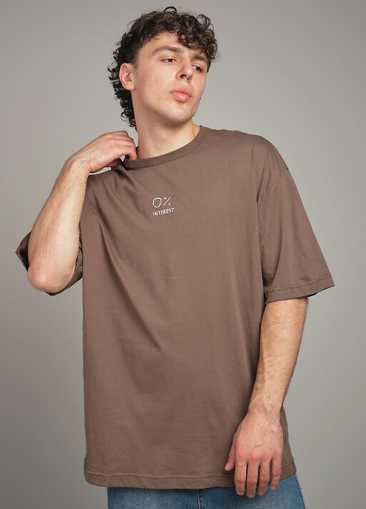 Мужская футболка оверсайз с надписью (103349) фото 1