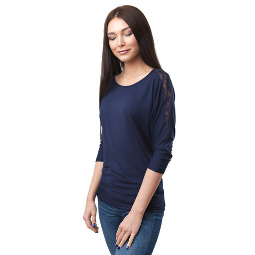 Блуза жіноча з мереживними вставками (802471) фото 1