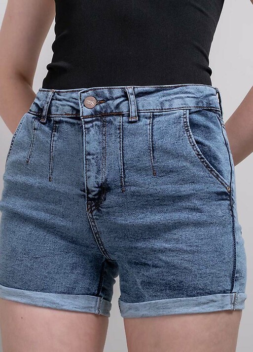 Шорти жіночі джинсові сині (200495) фото 1