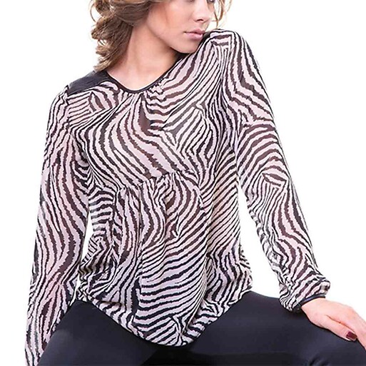 Блуза жіноча з яскравим принтом (803560) фото 1