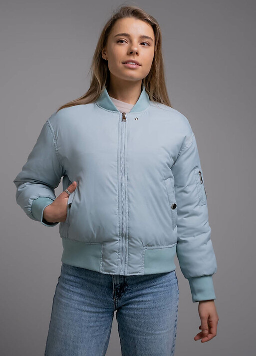 Куртка женская деми ментоловая (338903) фото 1