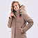 Куртка женская зимняя бежевый (200024) фото 2