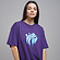 Фіолетова футболка оверсайз (103094) фото 1
