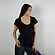 Жіноча футболка SUNNY, чорний (101132) фото 2