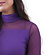 Гольф жіночий фіолетового кольору з прозорими рукавами (803361) фото 3