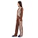 Пижама женская коричневая (803394) фото 2