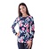Блуза женская с ярким цветочным принтом (802425) фото 1