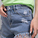 Шорты женские джинсовые голубые (200479) фото 2