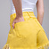 Шорты женские джинсовые желтые (200480) фото 3