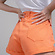 Шорты женские джинсовые оранжевые (200485) фото 3