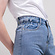 Шорти жіночі джинсові блакитні (200487) фото 1