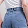 Шорты женские джинсовые голубые (200487) фото 3