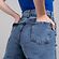 Шорты женские джинсовые синие (200491) фото 3