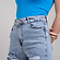 Шорты женские джинсовые голубые (200492) фото 1