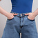 Шорти жіночі джинсові сині (200497) фото 4