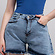 Шорти жіночі джинсові блакитні (200498) фото 1