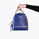 Синій жіночий рюкзак (328665) фото 1