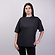 B-9BALY-SS-21-футболка жіноча, меланж (темно-сірий), М / Л 1 856 (199735) фото 1