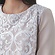 Блуза жіноча бежева з мереживною вставкою (802776) фото 3