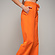 Оранжевые женские спортивные брюки (102779) фото 2